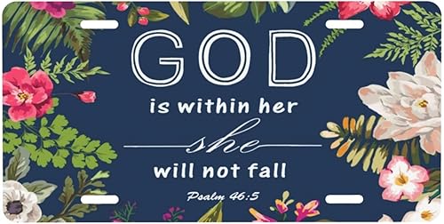 Miniatura 12 de Life is So So Good and We Love Life Placa de Matrícula Frontal de Aluminio Decorativa Placas de Matrícula Divertidas de Metal para Carro 6"X12"