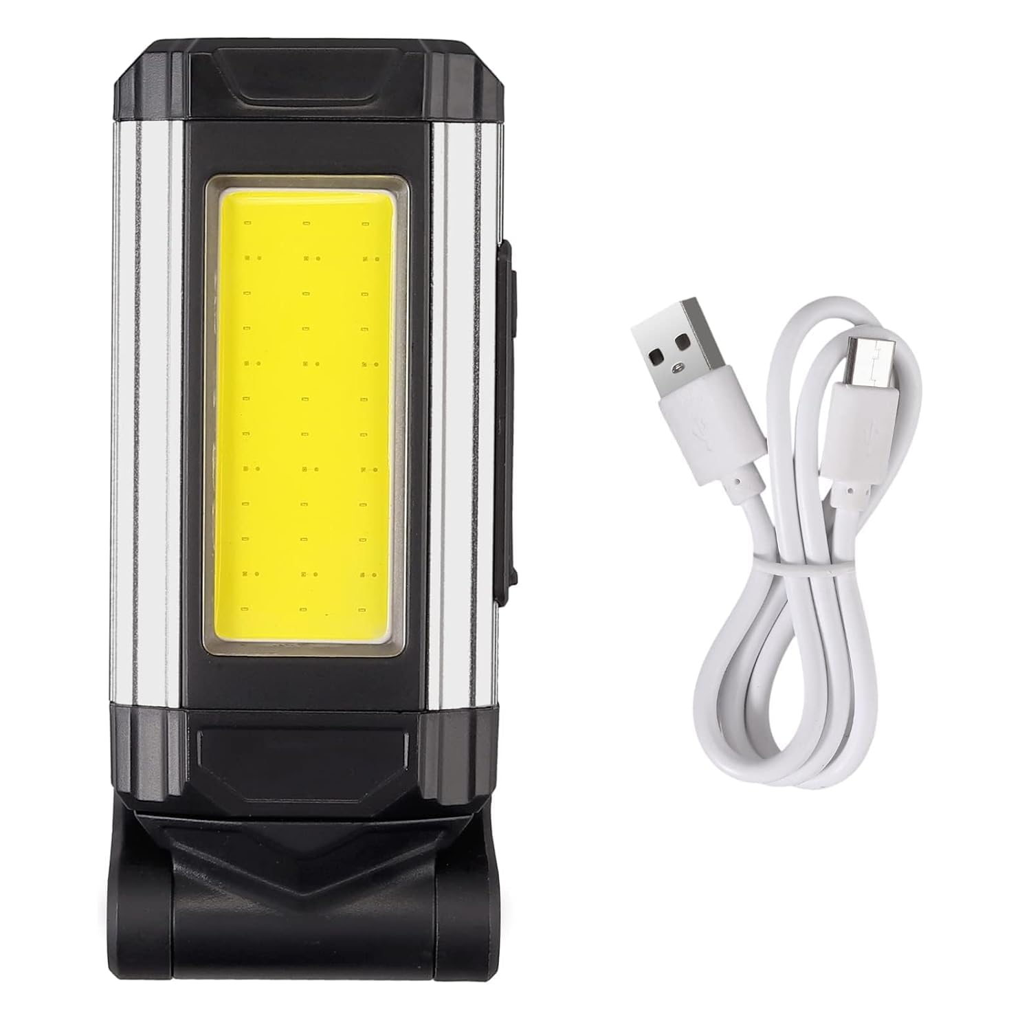 LED Work Light, Magnetic Inspection Light Portable Flashlight 7 Modes Rotatable Foldable Work Lamp IPX6 Waterproof Torch Multi-Mode Inspection Lamp Hook Equipped Light for Repair Emergency and Camping