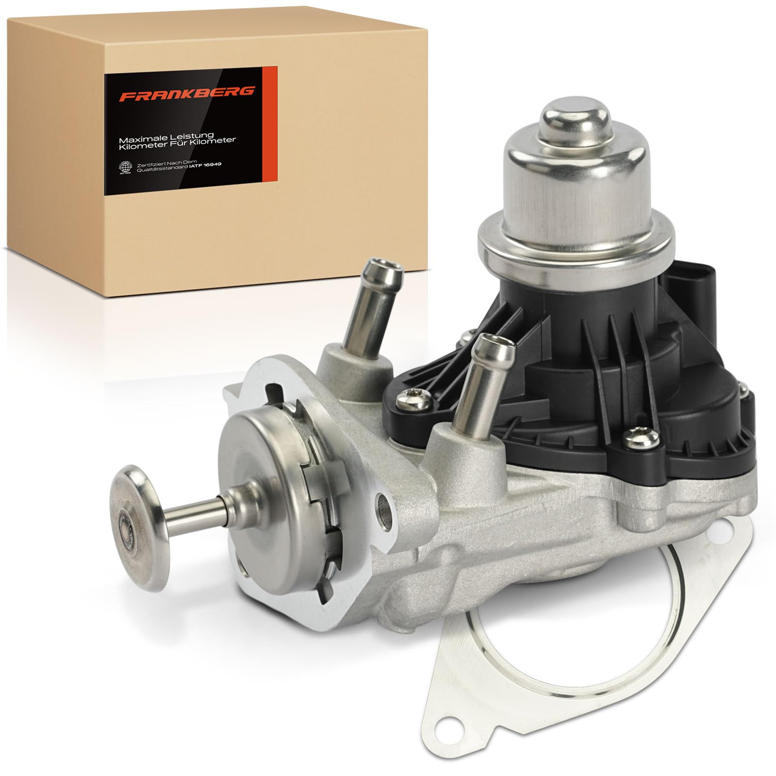 Frankberg Válvula EGR de tubería de 5 Polos 11718513132 | Compatible con: Serie 3 Touring G21 G81, 2 Furgonetas de turismo activas F45, 6 Gran Turismo G32, A.u.r.i.s E18