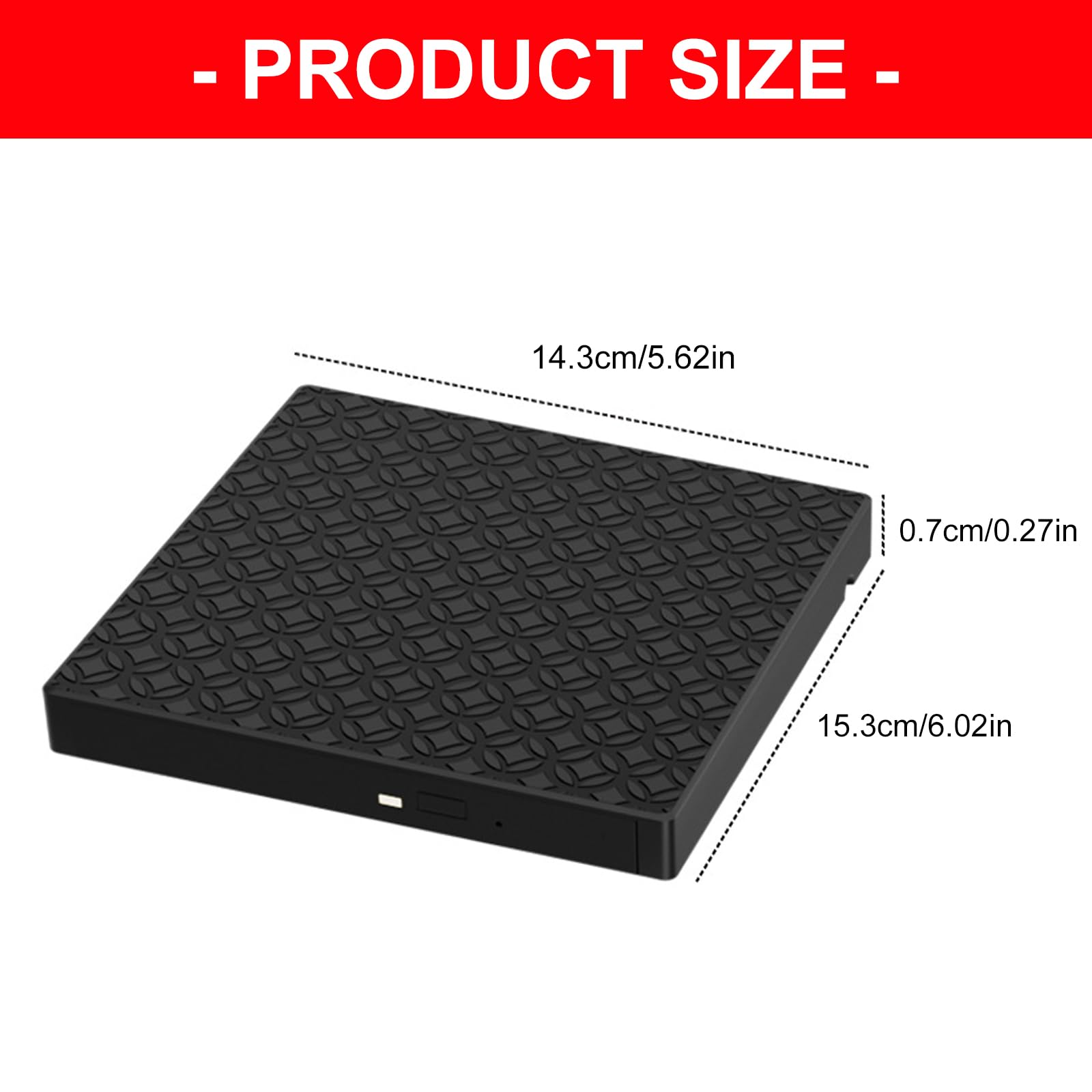External Drive for Laptop Portable USB Disc Player Hard Drive with Card Slot 3 2.0 Porte 1 3.0 Connettore Per Laptop