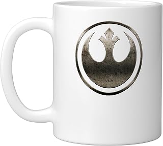 Star Wars Resistance Metallic Icon Ceramic Mug, White, 11oz