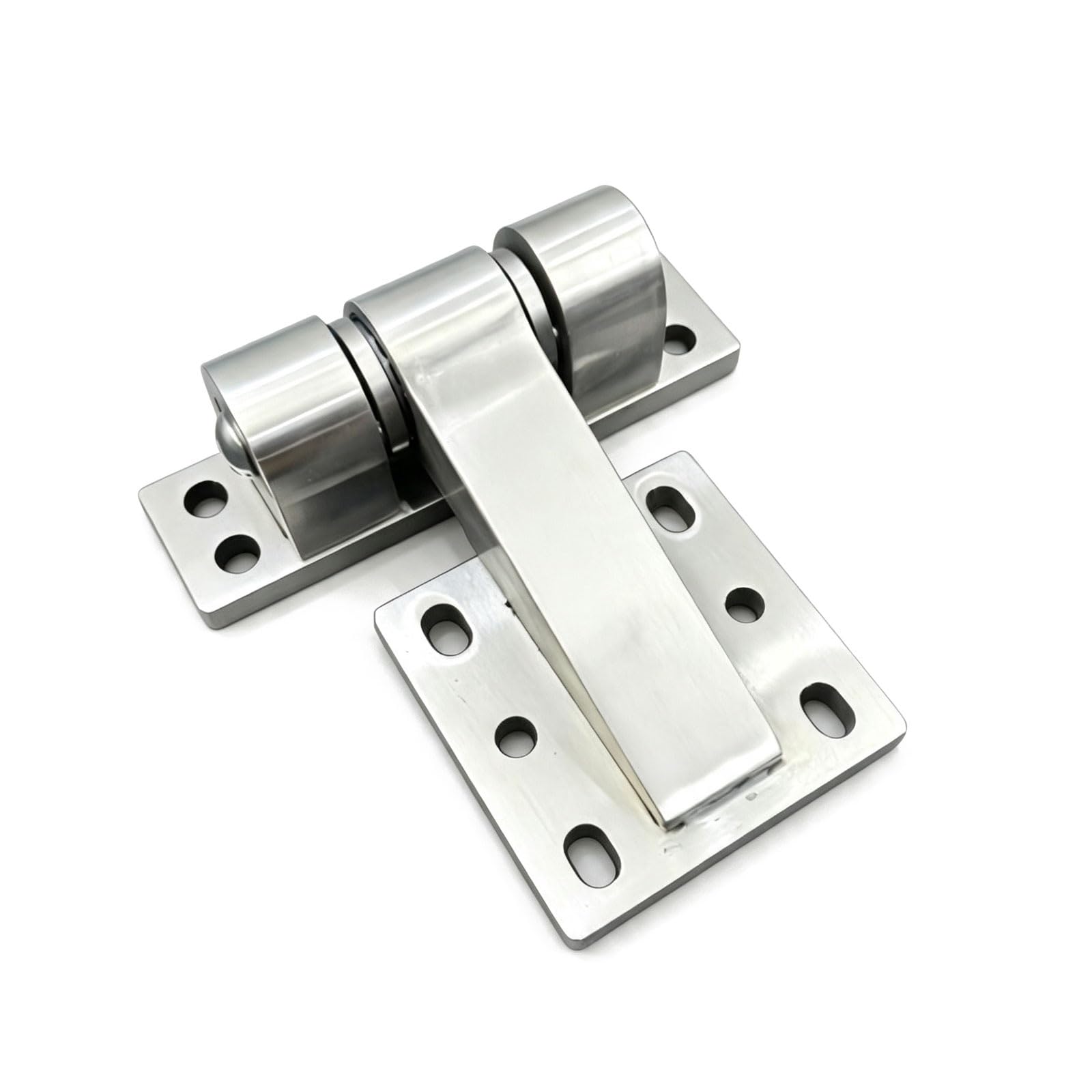 Bisagra de acero inoxidable 304 resistente engrosada, bisagra rodamiento plegable 180° for gabinete distribución industrial puerta grande