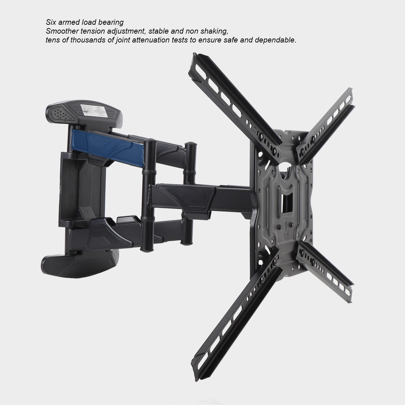 Soporte de Pared para TV de Movimiento Completo para Televisores de 32 a 75 Pulgadas de hasta 80 Libras, Soporte de Montaje en Pared, Soporte de TV Giratorio e Inclinable, para