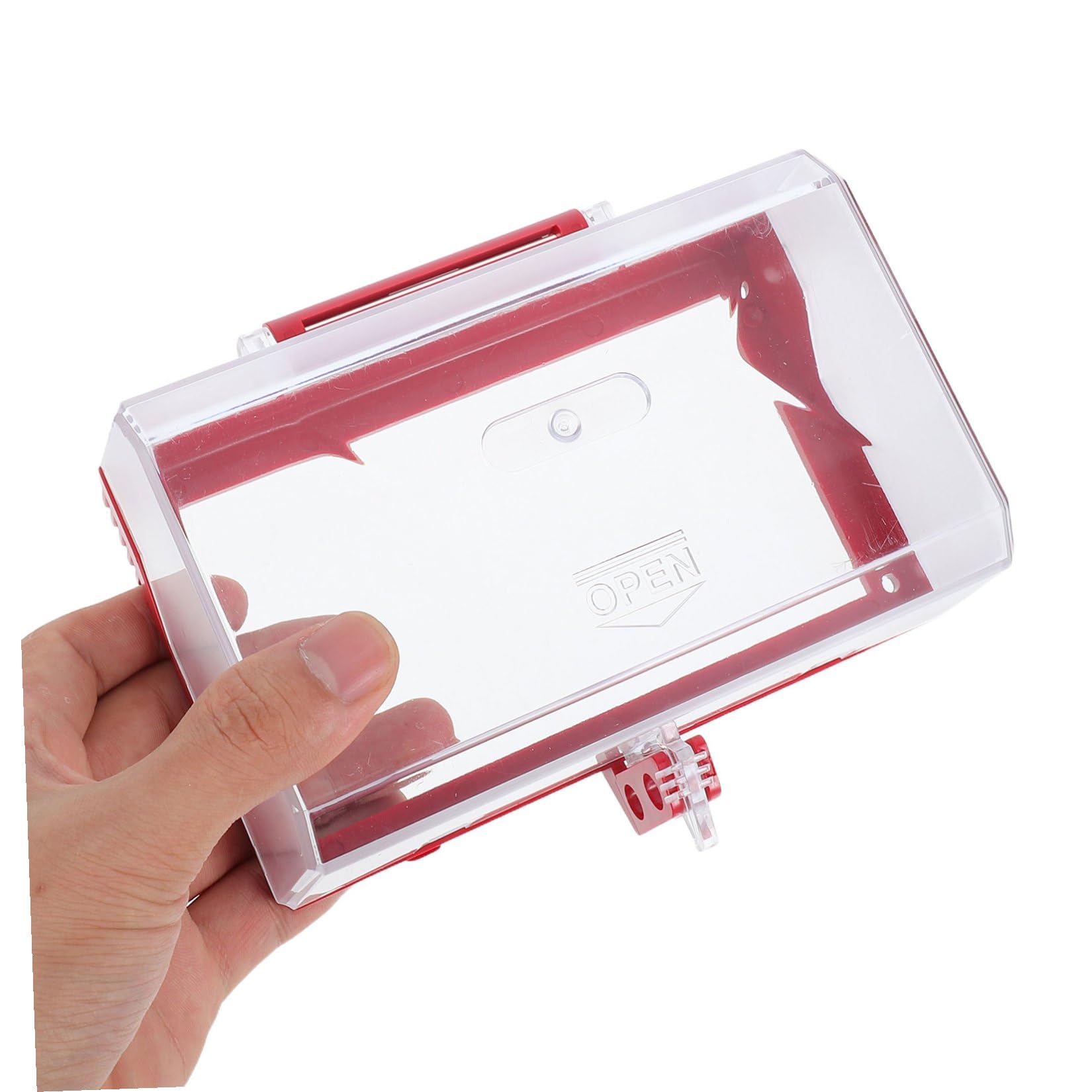 LIFKOME 4 Stück Steckdosenabdeckungen aus PC Schutzbox für Steckdosen Transparenter Steckdosenschutz mit Einfacher Montage für Innenräume und Feuchte Umgebungen