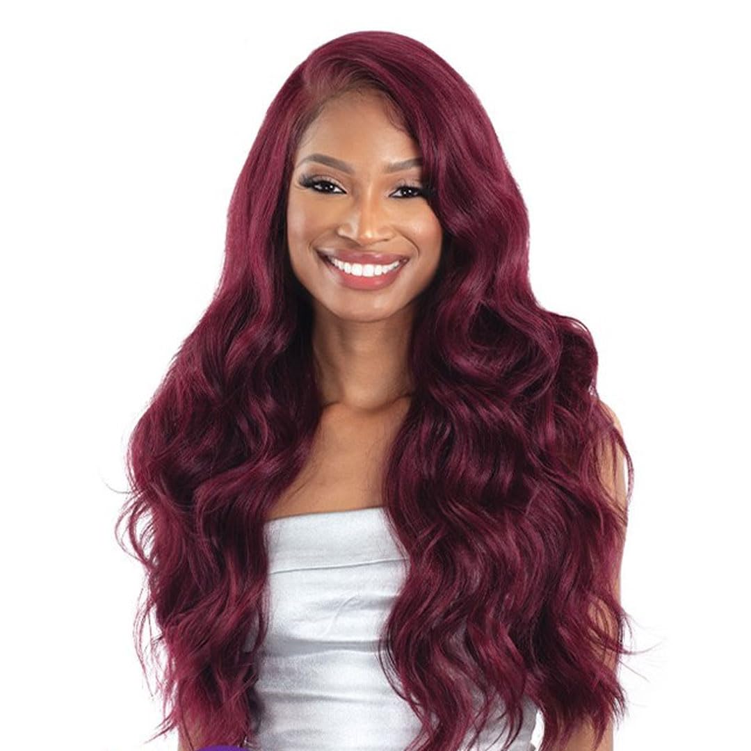 Shake-N-Go Snatched Glueless Lace Synthetic Wig - Elowyn (Color : P6/27)
