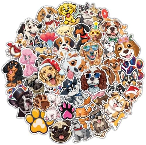 Computer Dog Sticker Amazon.com: 100 Pcs Cute Dog Stickers, Puppy Sticker for Kids, Dogs ...