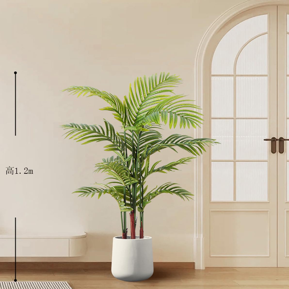 Amazon｜HGJH 大型 人工観葉植物 160cm ヤシ フェイクグリーン リアル