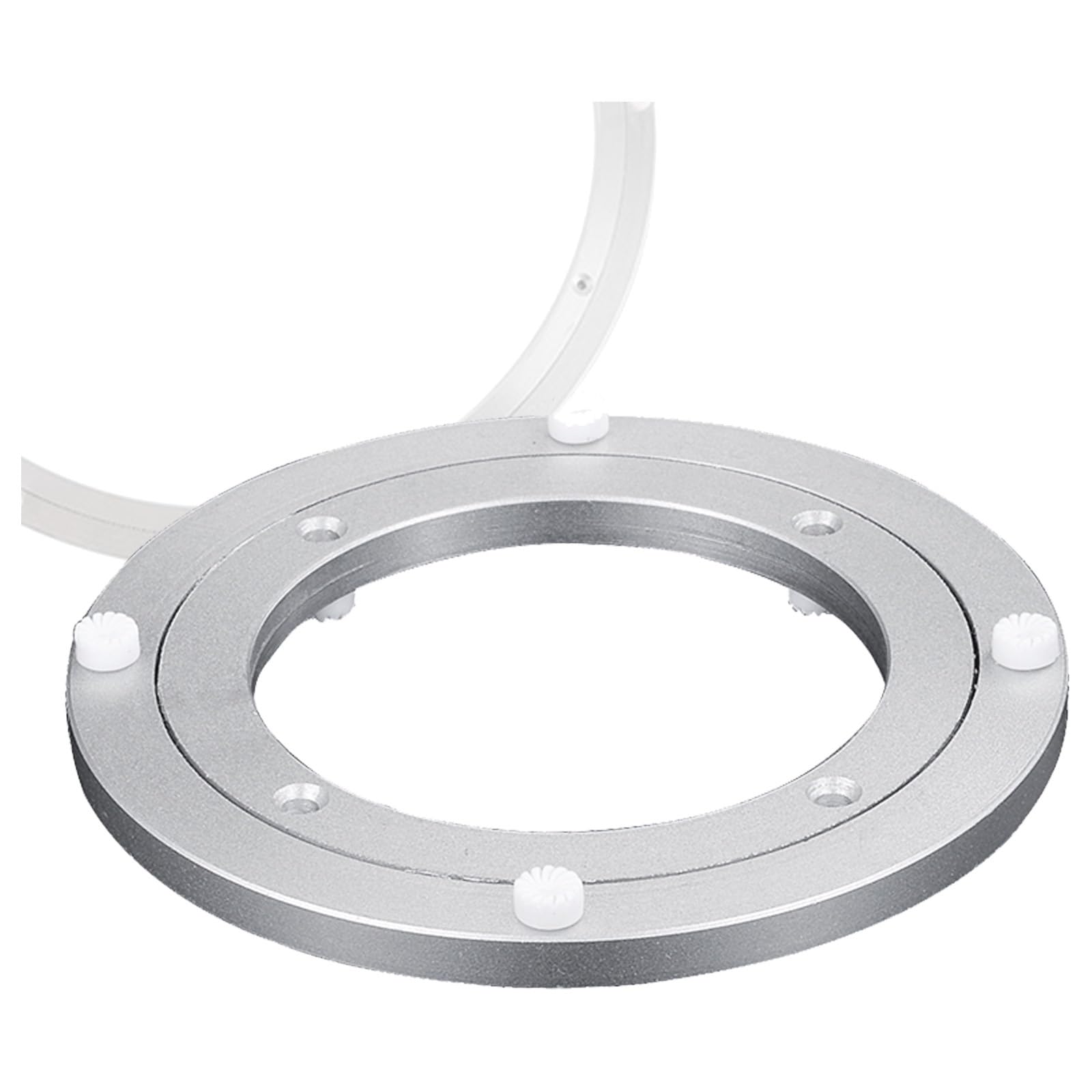 Household Dining Table Aluminum Alloy Turntable Base Bearing, Suitable for Kitchen Base Rotating Dining Table Lazy Susan(12cm(4.7inch))