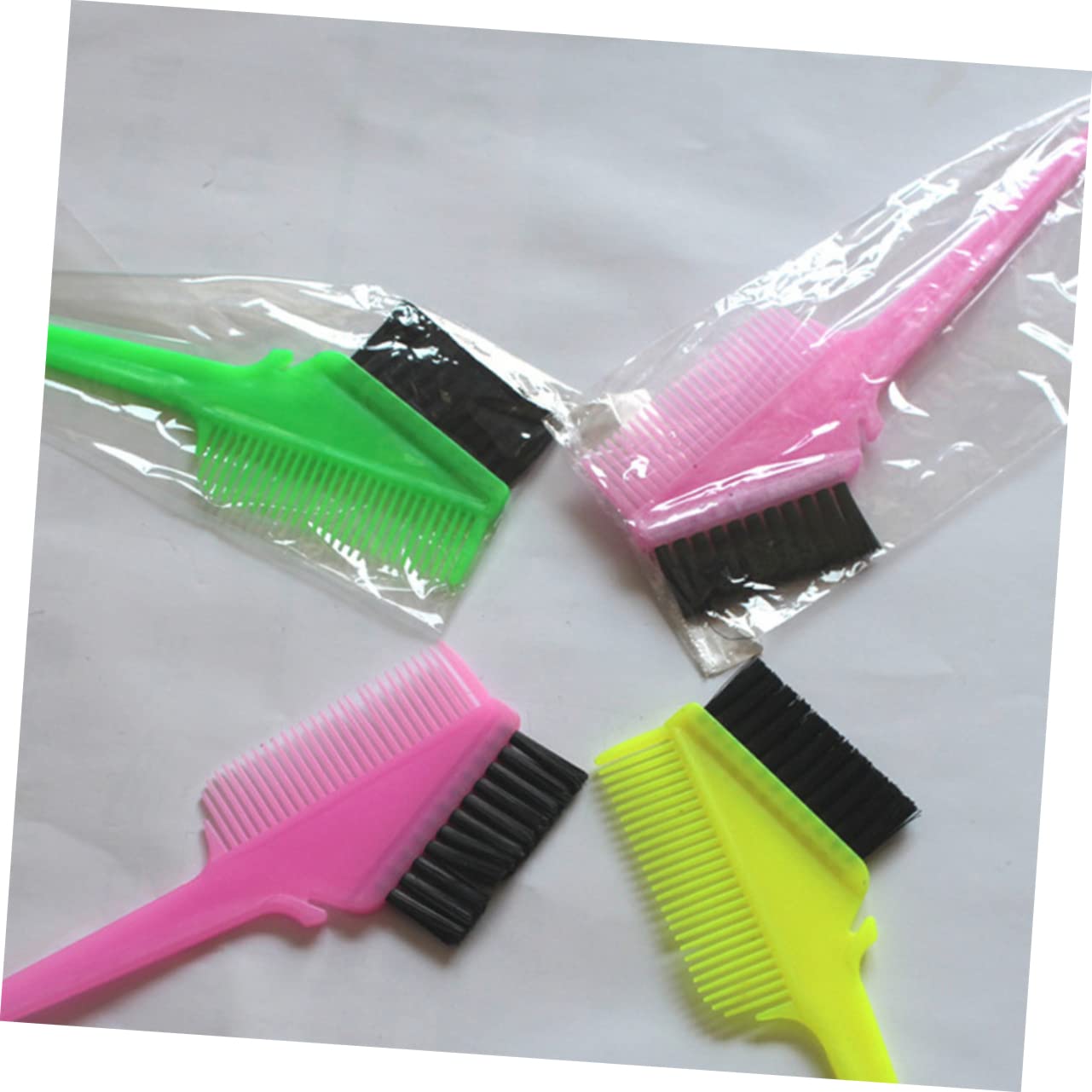 Didiseaon 18 Piezas Cepillo Portátil Pantalla De Papel De Arroz Accesorios Para El Cabello De Cepillar Cepillo Separador De Pestañas Peine Para Cejas Sombra Doble Cara Peine De Cejas