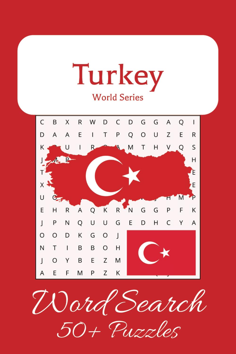 Turkey Word Search Puzzle Book: Word Searches with Easy to Read Print about Turkey | 6x9 Inches, 110 Pages