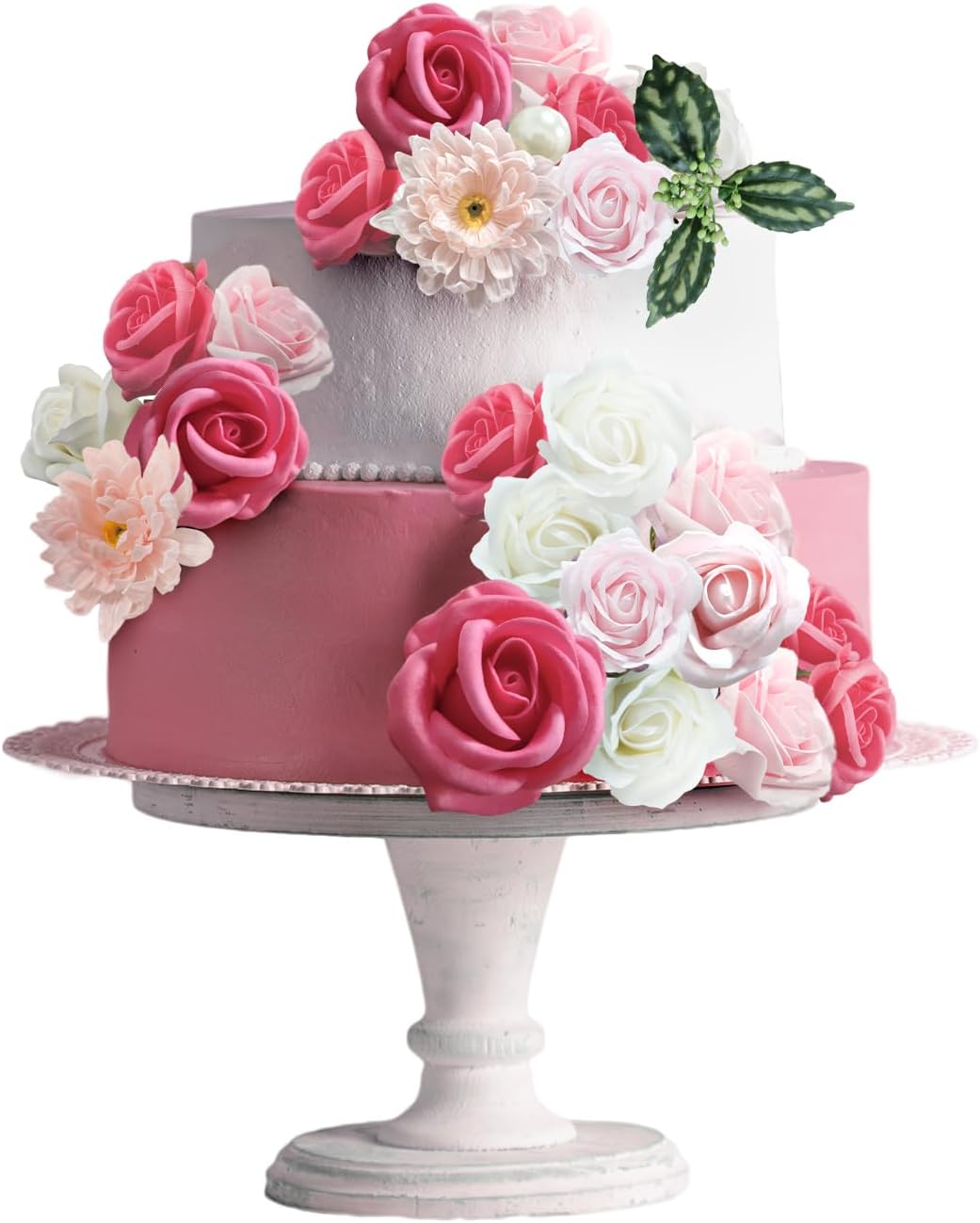 Artificial Flowers Cake Topper Decorations Cake Flower