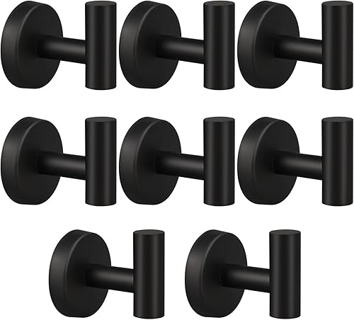 Ganchos para toallas, paquete de 248 ganchos para bata, gancho para abrigo de baño montado en la pared, ganchos de baño de acero inoxidable SUS304,