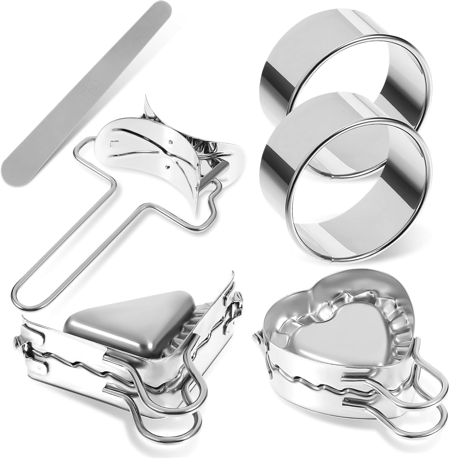Alipis 2Sets Dumpling Maker Mold and Cutter Professional Pierogi Press with Cutter and Spoon for Home and Restaurant Dumpling Preparation