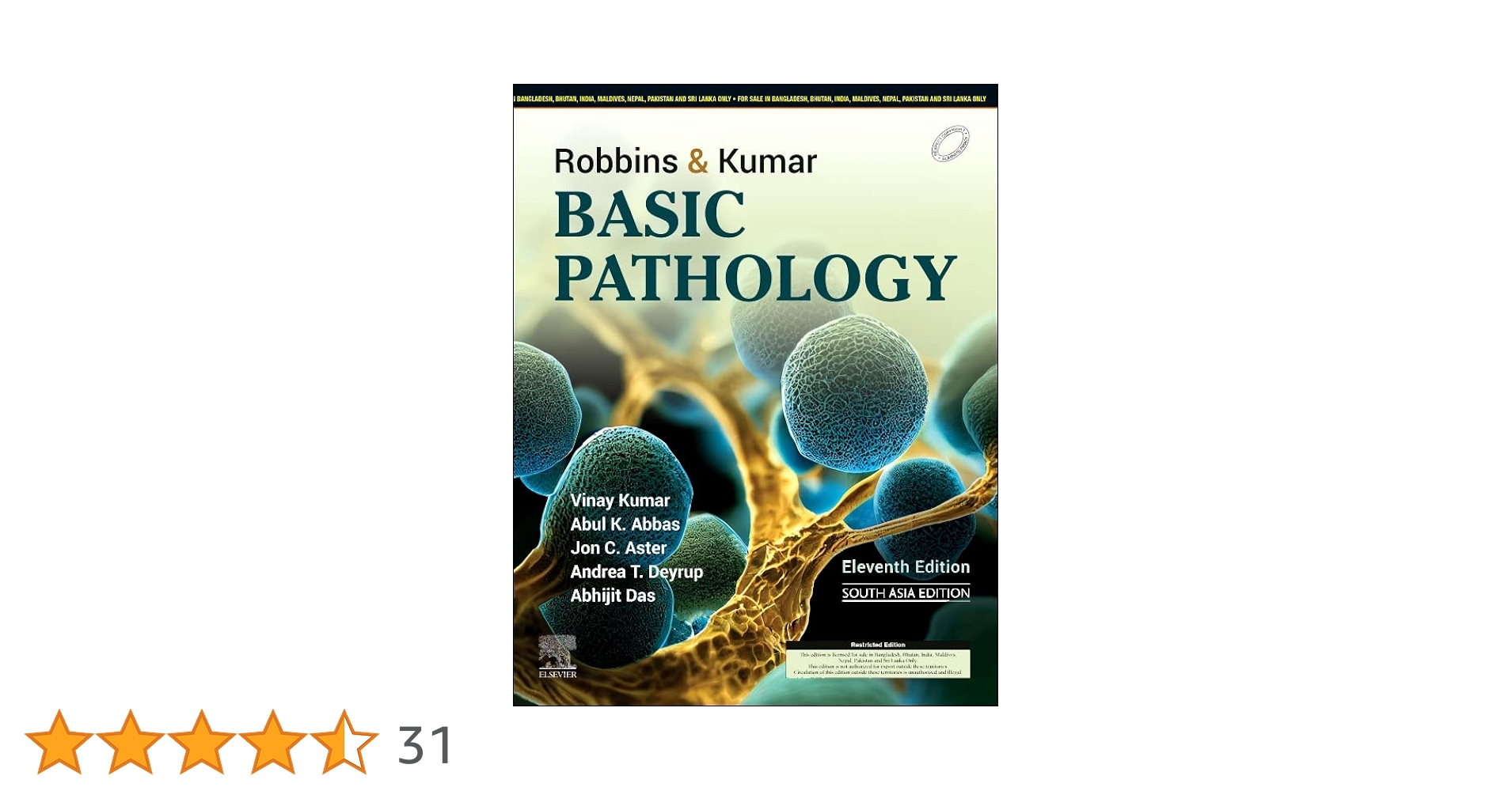 Amazon.co.jp: Robbins and Kumar Basic Pathology, 11e-South