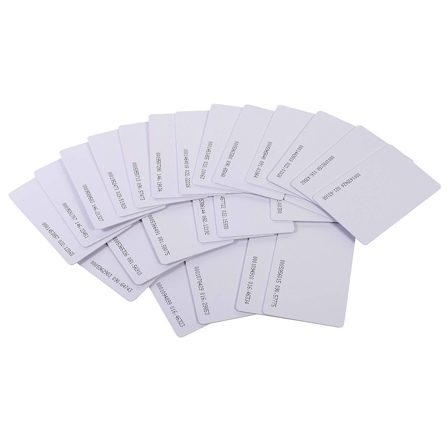 Jiewen Em4100 Contactless 125Khz Rfid Proximity Id Entry Access Card (Pack Of 50)