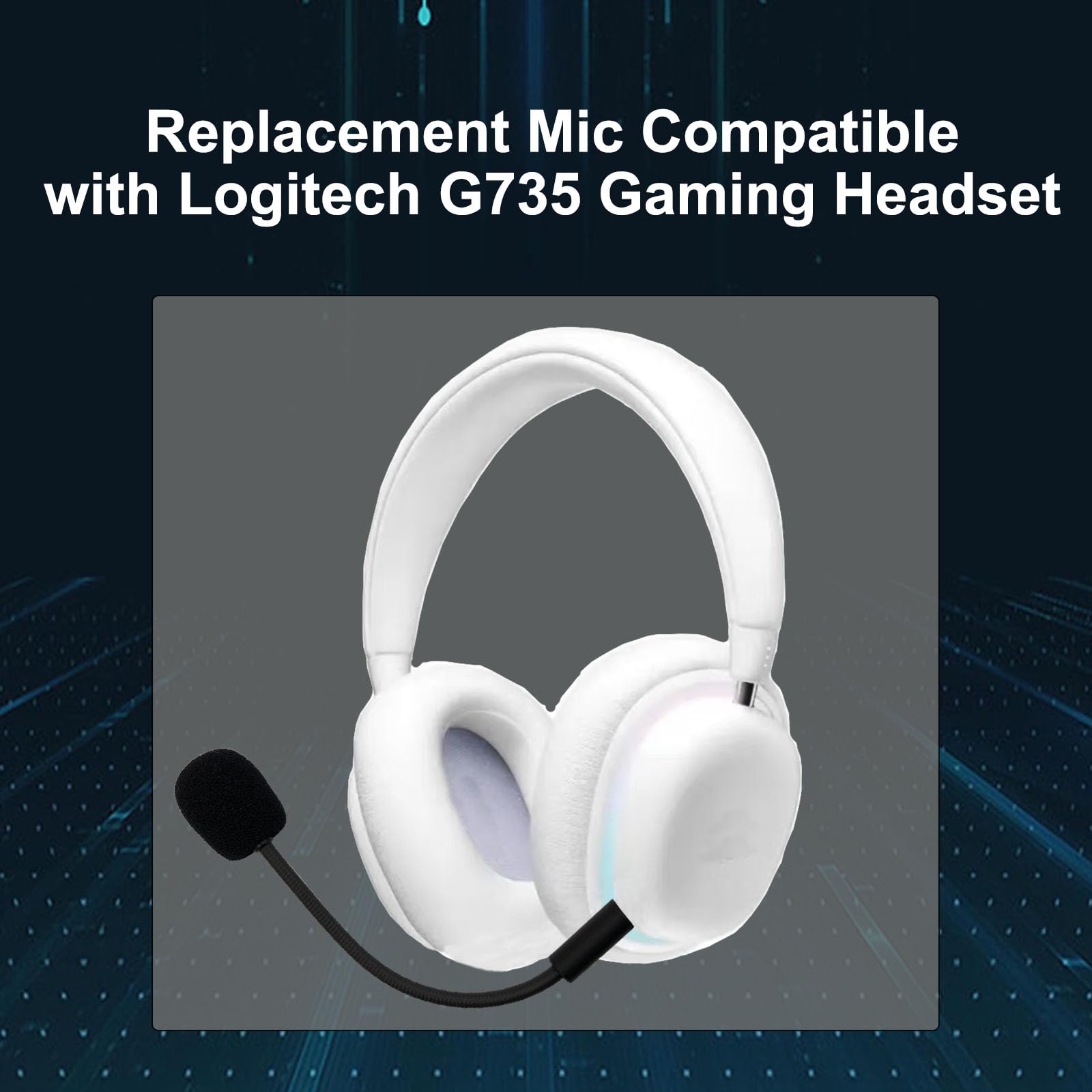 Amazon.co.jp: SPTSSWET 交換用3.5mmマイク Logitech G735ワイヤレス