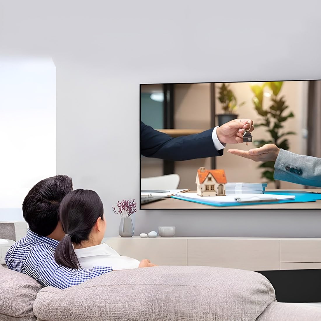 Stała Rama Ekran Projekcyjny do Kino Domowe 90/100 cali, 16:9 4K/8K/3D Wewnętrznych Ekran Projektorowy Montowany na Ścianie(72in 16:9)