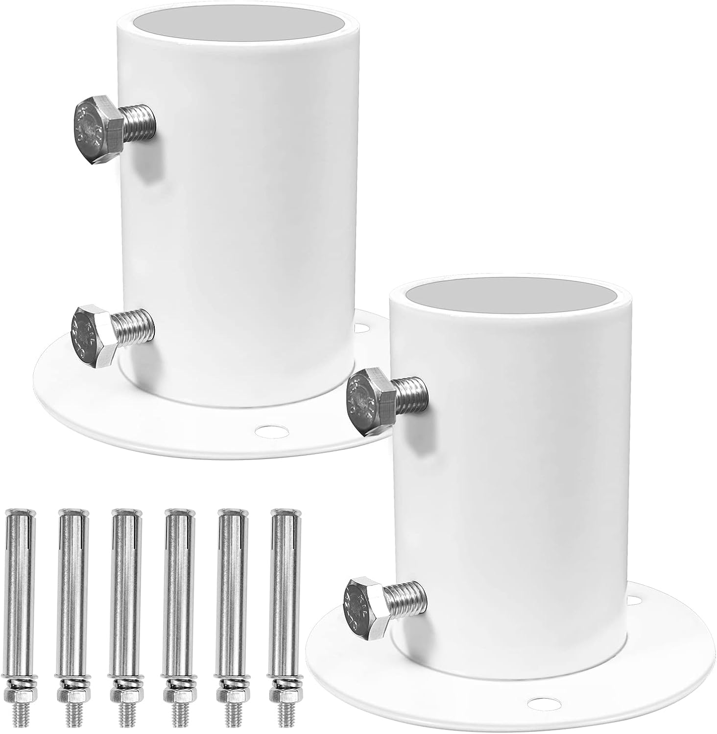 304 Stainless Steel Deck Flanges for 1.5" Above Ground Pool Ladders and