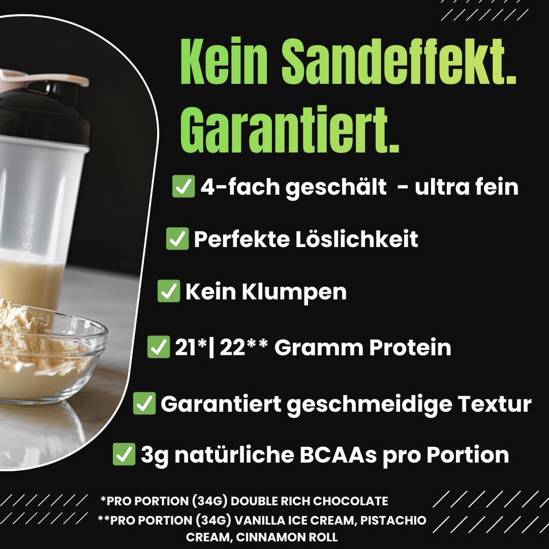 Chemp Pure 100% Hanf Protein Pulver Schokolade - Proteinpulver Vegan - Glutenfrei - Ohne Soja | 30 x Portionen - 1020g - Double Rich Chocolate - Mit Süßungsmittel
