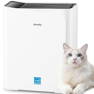 2300 ft² Energy Star Air Purifiers, AEOCKY Proprietary YearChange Filter Tech, with Multi-Effect Filter, Washable Pre-Filter, Scent Capsule, Air Quality Monitor, for Home Large Room bedroom Pets Odor - Amazon product rated Grade A