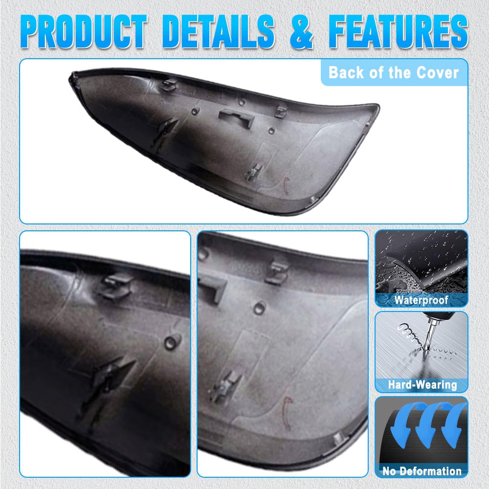 Baceyong Calotta specchietto retrovisore per T0y/0*ta R*AV/4 2013-2019, codice articolo: 87945-42160, 87915-42160