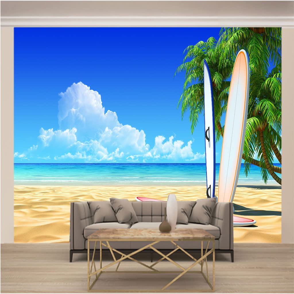 Papier peint intissé mural moderne 3d xxl paysage marin chambre