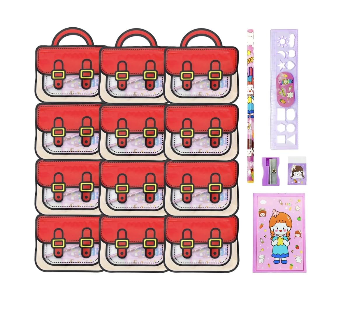 Birthday Party Stationery Sets - 12 Pack -1