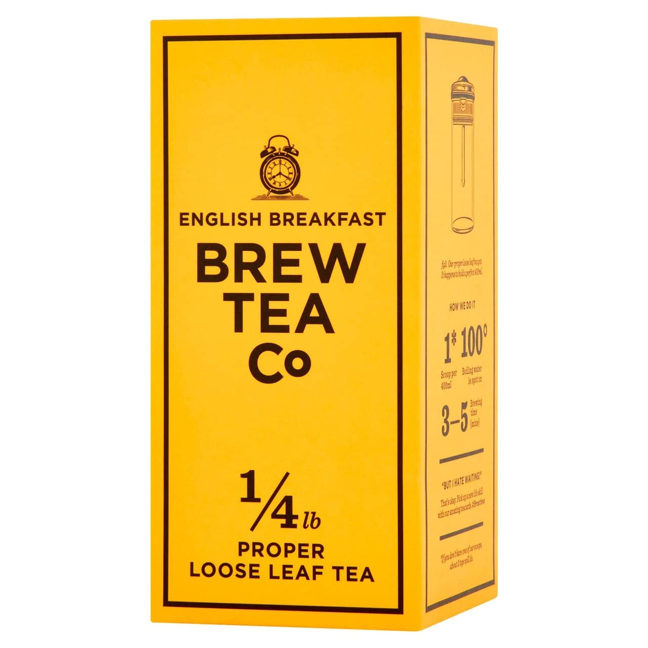 Brew Tea Co - English Breakfast - Strong and Malty - 113g Loose Leaf Tea