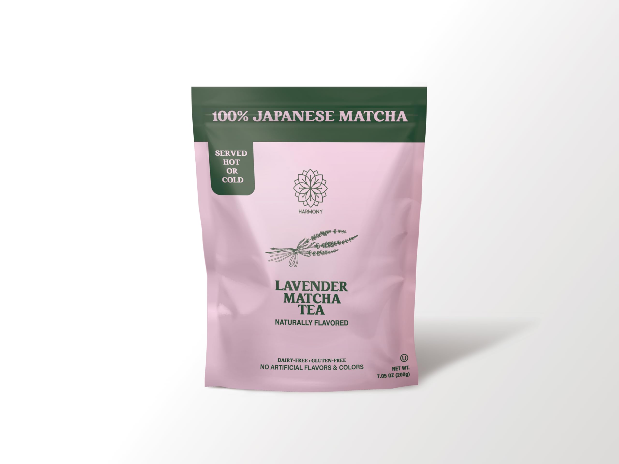 Amazon.com: The Harmony Matcha Lavender (7.05oz Bag - 20 Servings