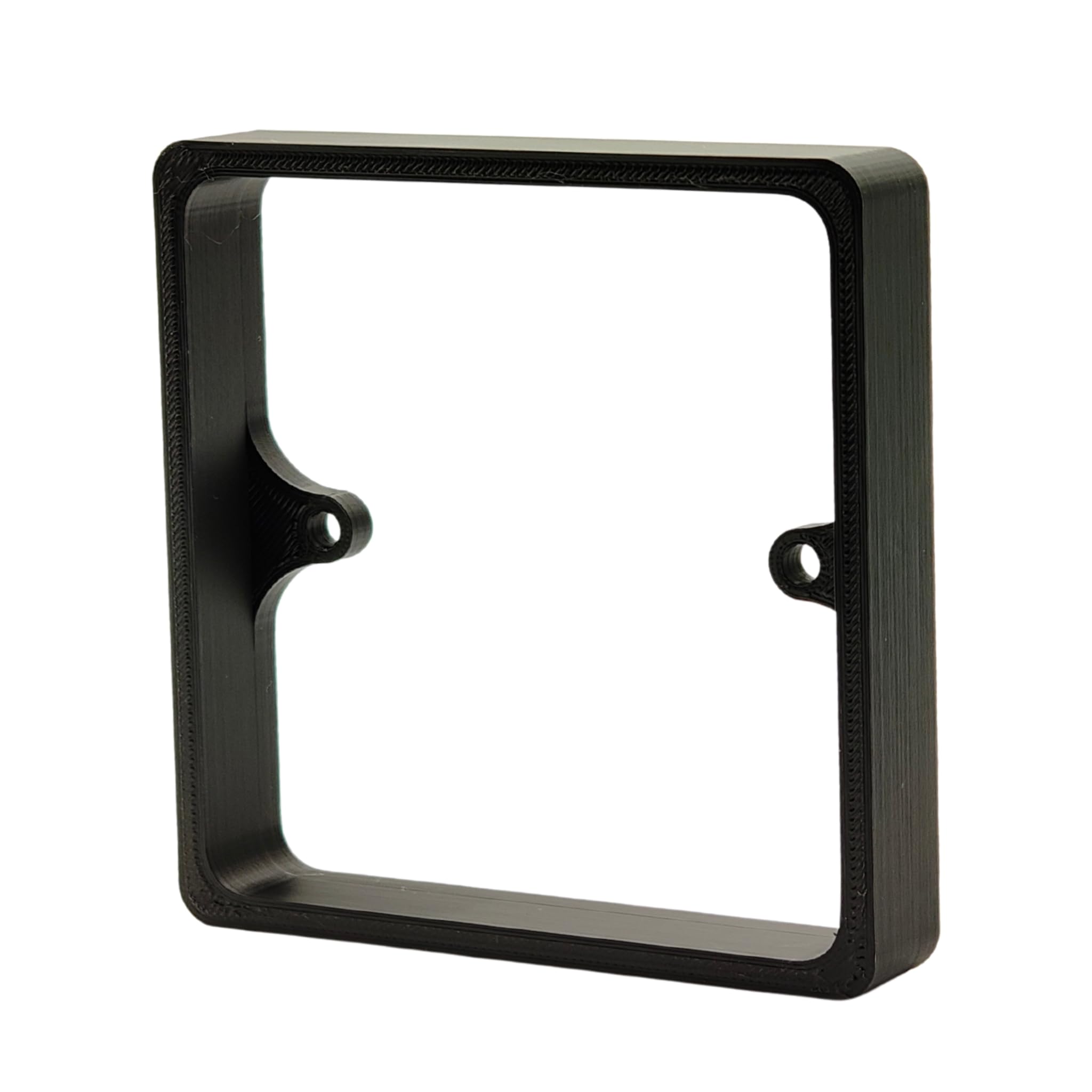 Alchemy Collectives Black Light Switch Spacer 15Mm - 1 Gang Single Socket Spacer, Uk Made