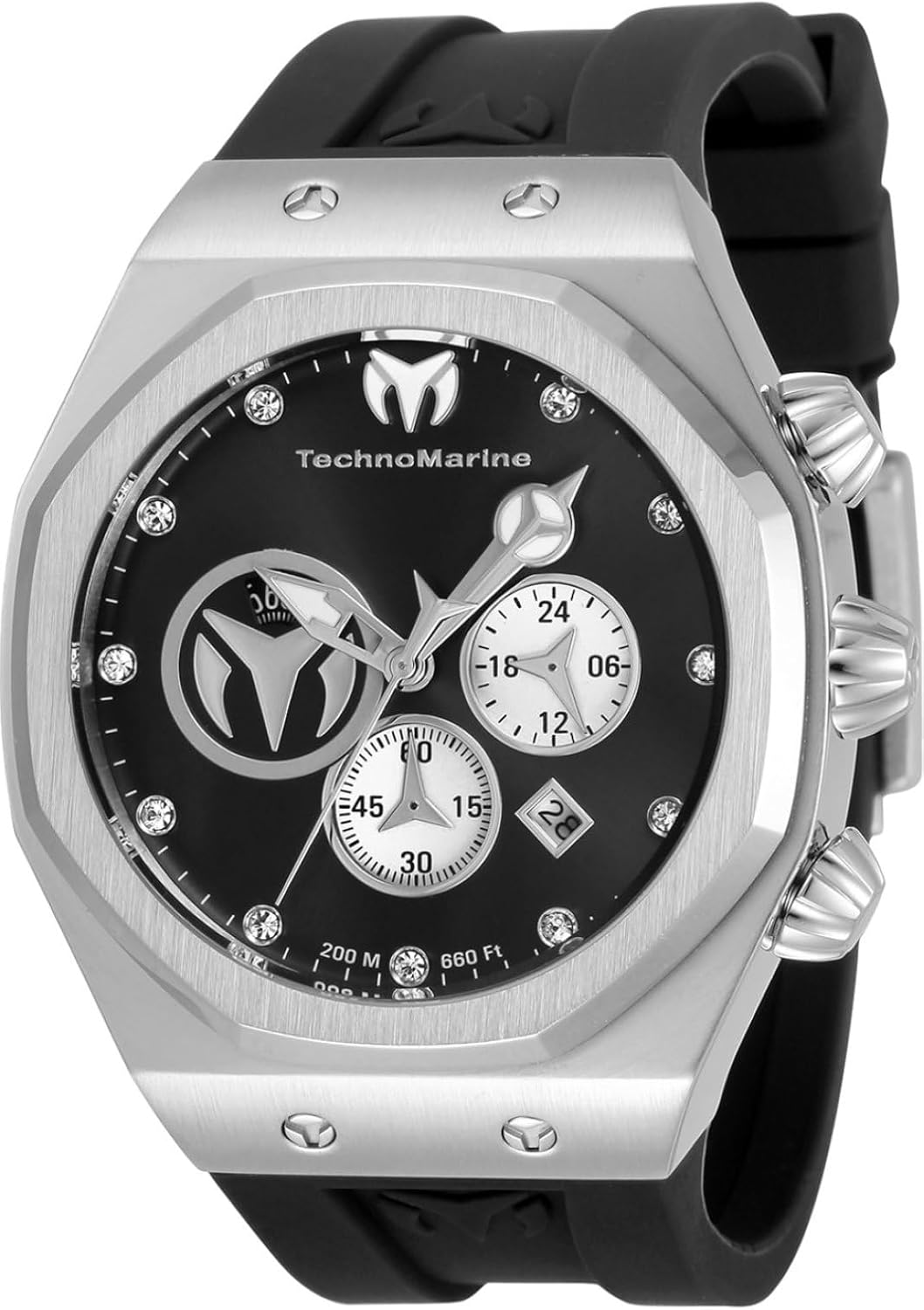 Technomarine Men's Reef Sun TM-520000 Quartz Watch, Black