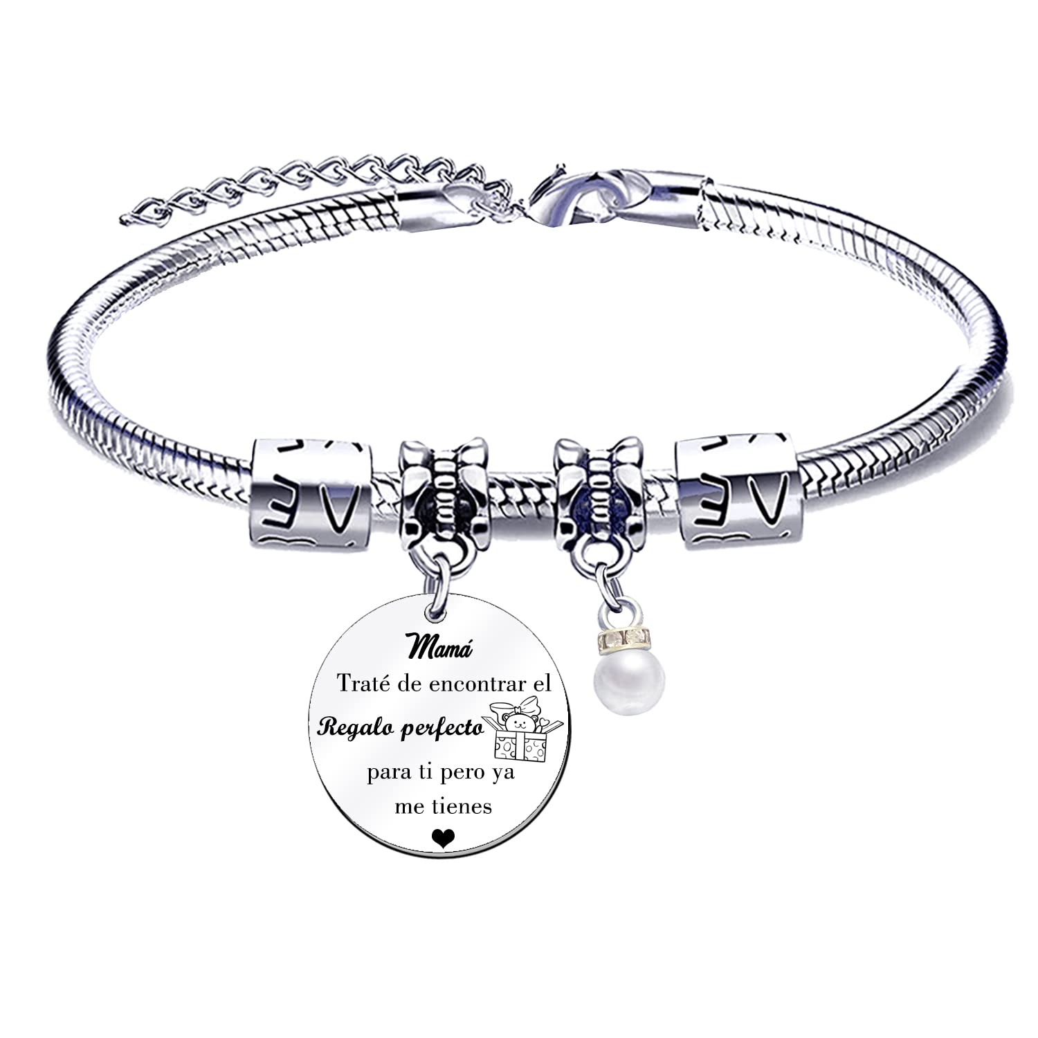 Pulsera para Mamá Pulsera Mamá personalizada día de la Madre Regalo original，pulsera mamá e hija Regalo de cumpleaños para mamá，Regalo para mi mamá de Navidad — view 9