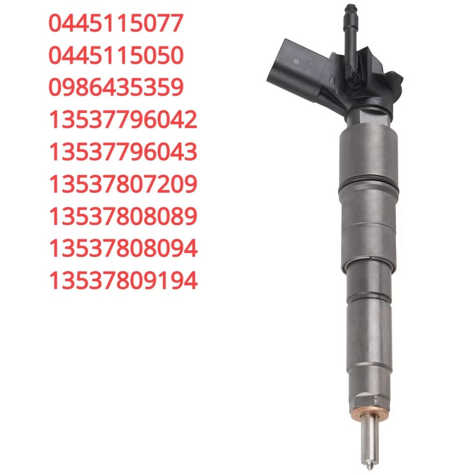 Inyector de Combustible para BMW 3 5 6 X3 X5 X6 3.0d 3.5d 330D 335D 535D 2005-2013 0445115077 0445115050 13537808089 Boquilla de inyector de Combustible para vehículo diésel