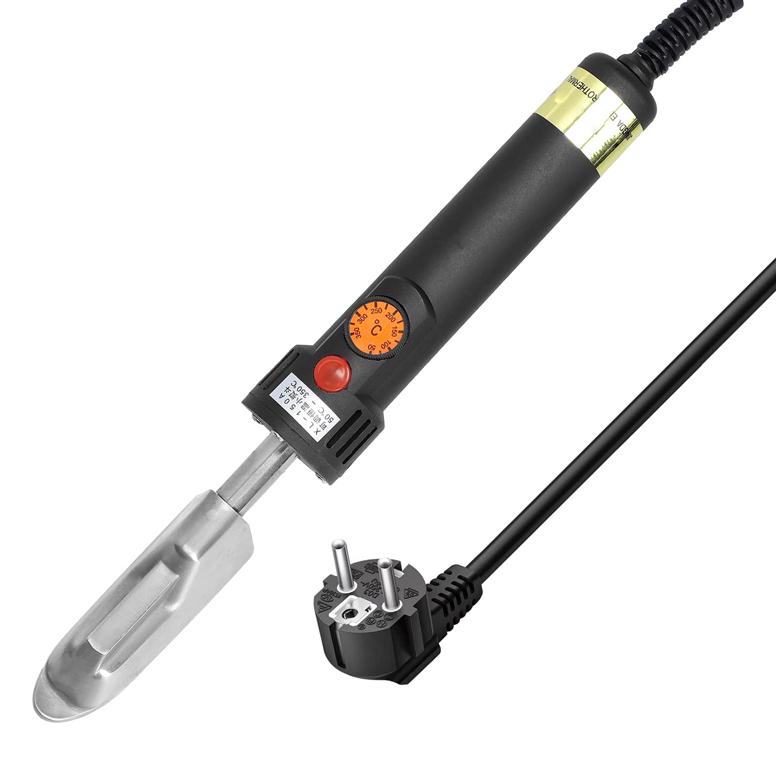 220 V, 150 W, 50 ℃ ~ 350 ℃, display digitale regolabile, temperatura regolabile, ferro da stiro a temperatura costante, piccolo ferro da stiro per casa, viaggi, abbigliamento in pelle