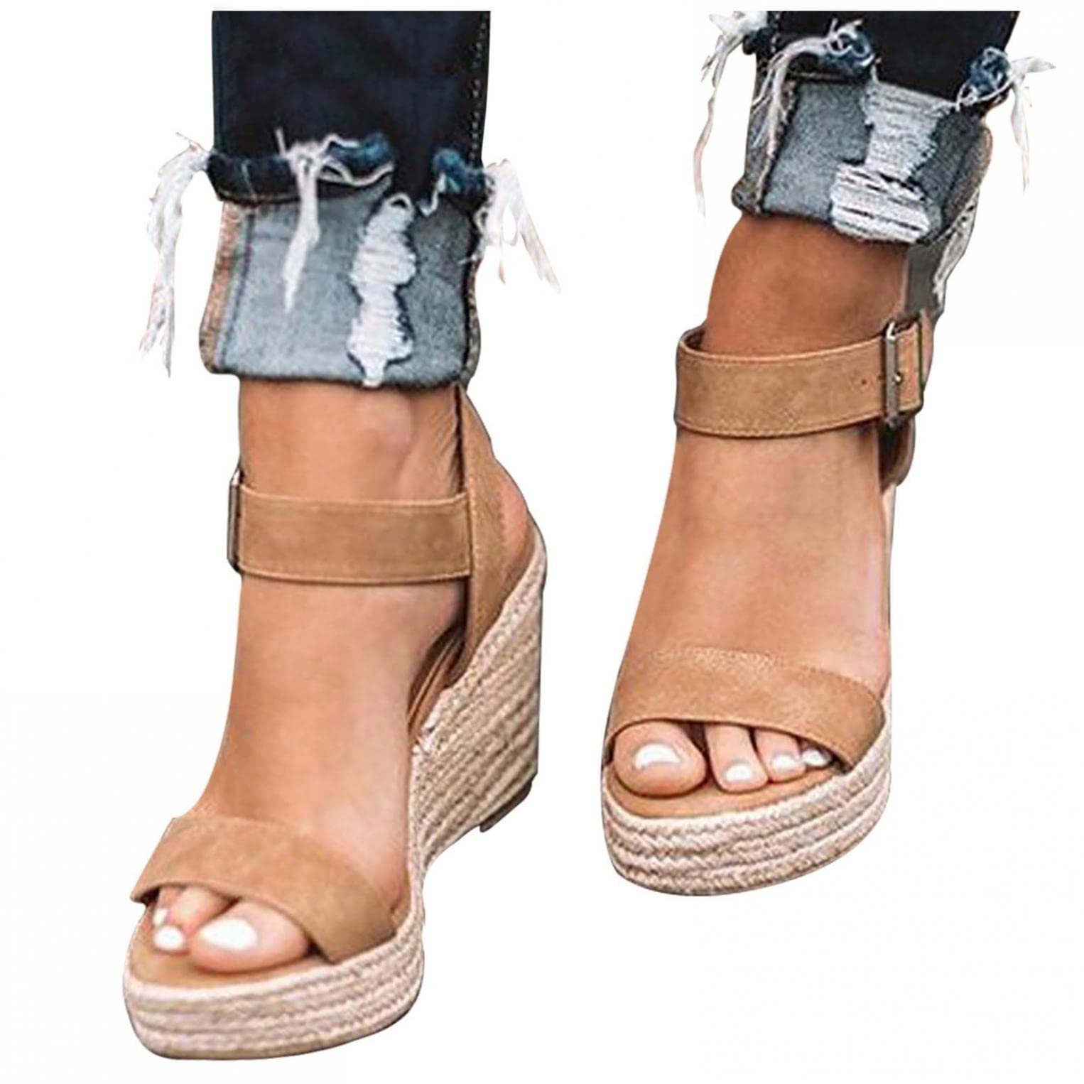 Dress Sandals For Women Womens Wedge Sandals Wide Width Flats