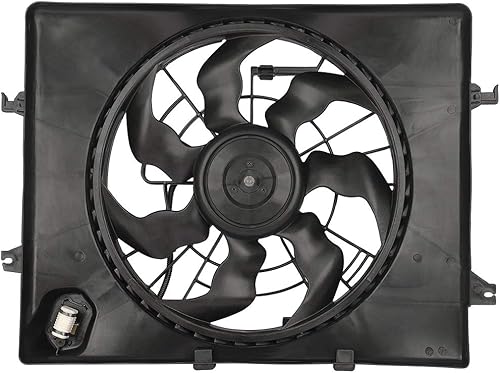 SCITOO Ventilador de refrigeración del radiador compatible con 2014 para Sonata 2014 2015 para Kia Optima 623770 674-60239 HY3115150