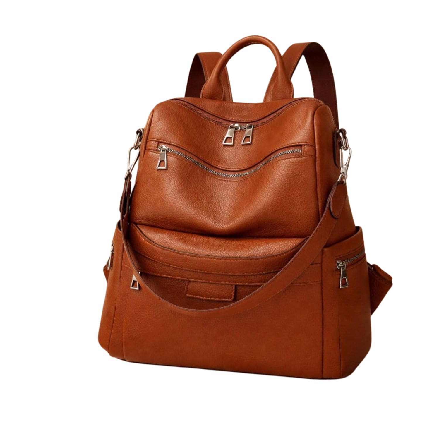 jaisom Stylish Women's Fashion Backpack Purses Multipurpose Design Handbags and Shoulder Bag (-Buzz - Tan - _BZ)-picture-43
