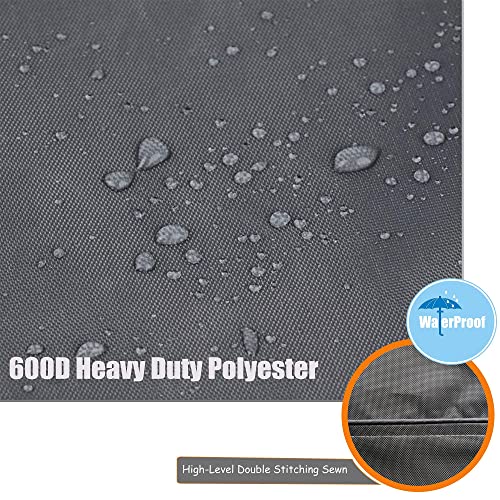 Ikover Patio Chaise Lounge Cover, Patio Furniture Outdoor Lounge Chair Covers Waterproof With Sealed Seam, 66 Inch Heavy Duty Chaise Cover, Provide A Great Fit And All Weather Protection, Grey #TOP1
