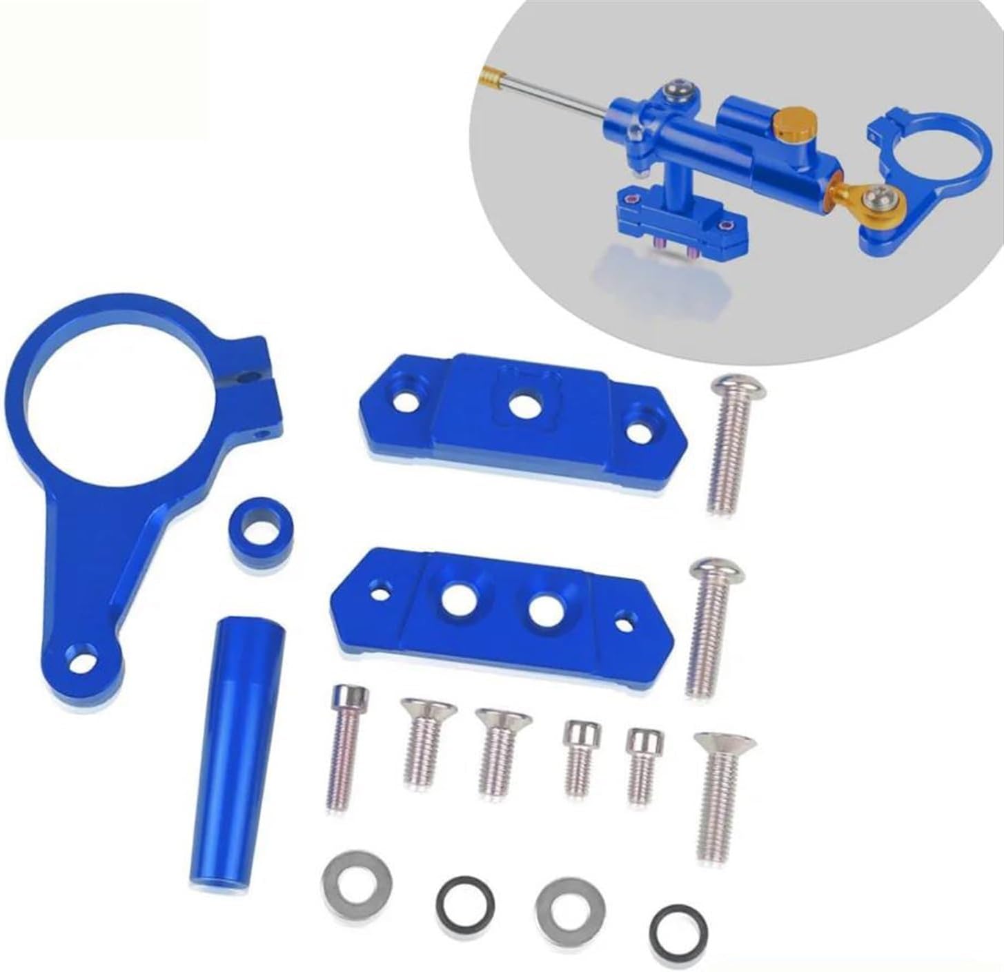 CNC アルミオートバイステア安定したダンパーマウントブラケット