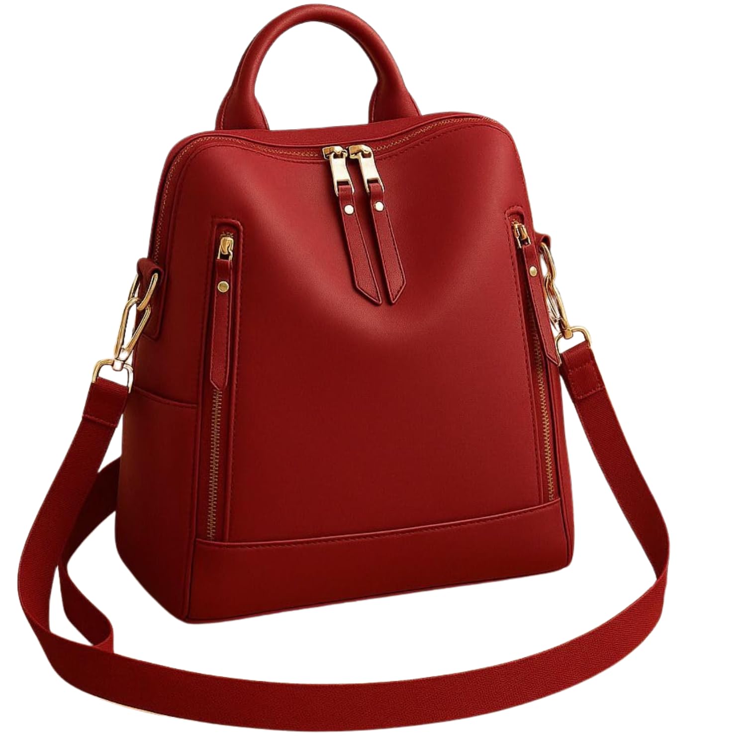 Stylish Women's Fashion Backpack Purses Multipurpose Design Handbags and Shoulder Bag (classic - Maroon Mettle..,_BZ)-image-38