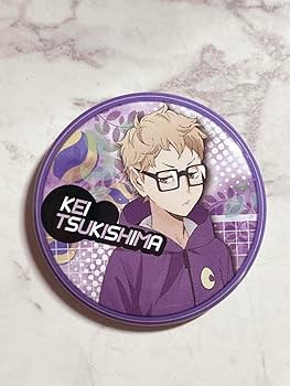 Amazon.co.jp: ハイキュー!! 月島蛍 思い出 幼少期 缶バッジ おまけ