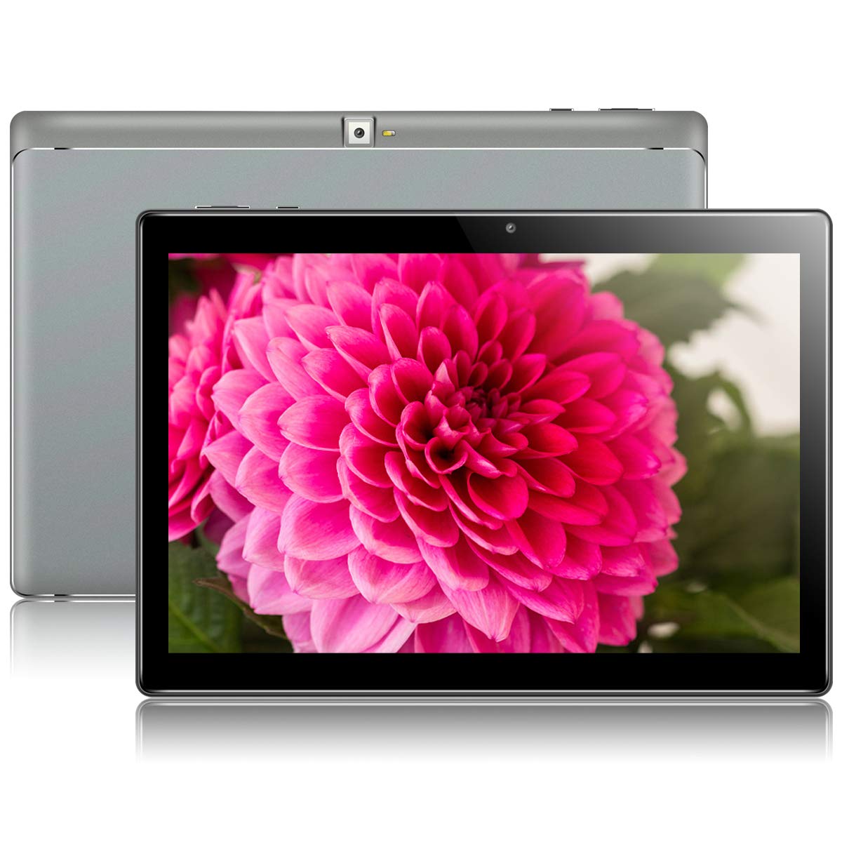 Padgene 10.1'' Inch Google Android 9.0 Tablet PC, 4G Phablet Pad with 3GB RAM 64GB ROM, Supports TF Card(can be extended up to 128GB), Quad-Core, WiFi, Type-C,6000mAh Battery, Google play