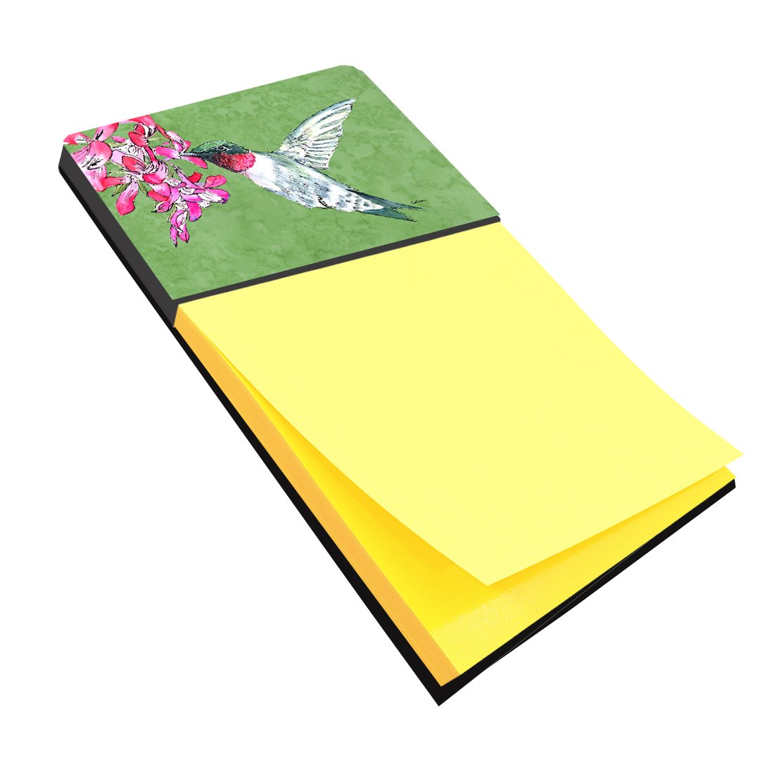 Caroline's Treasures Hummingbird Refillable Sticky Note Holder or Postit Note Dispenser, 3.25 by 5.5