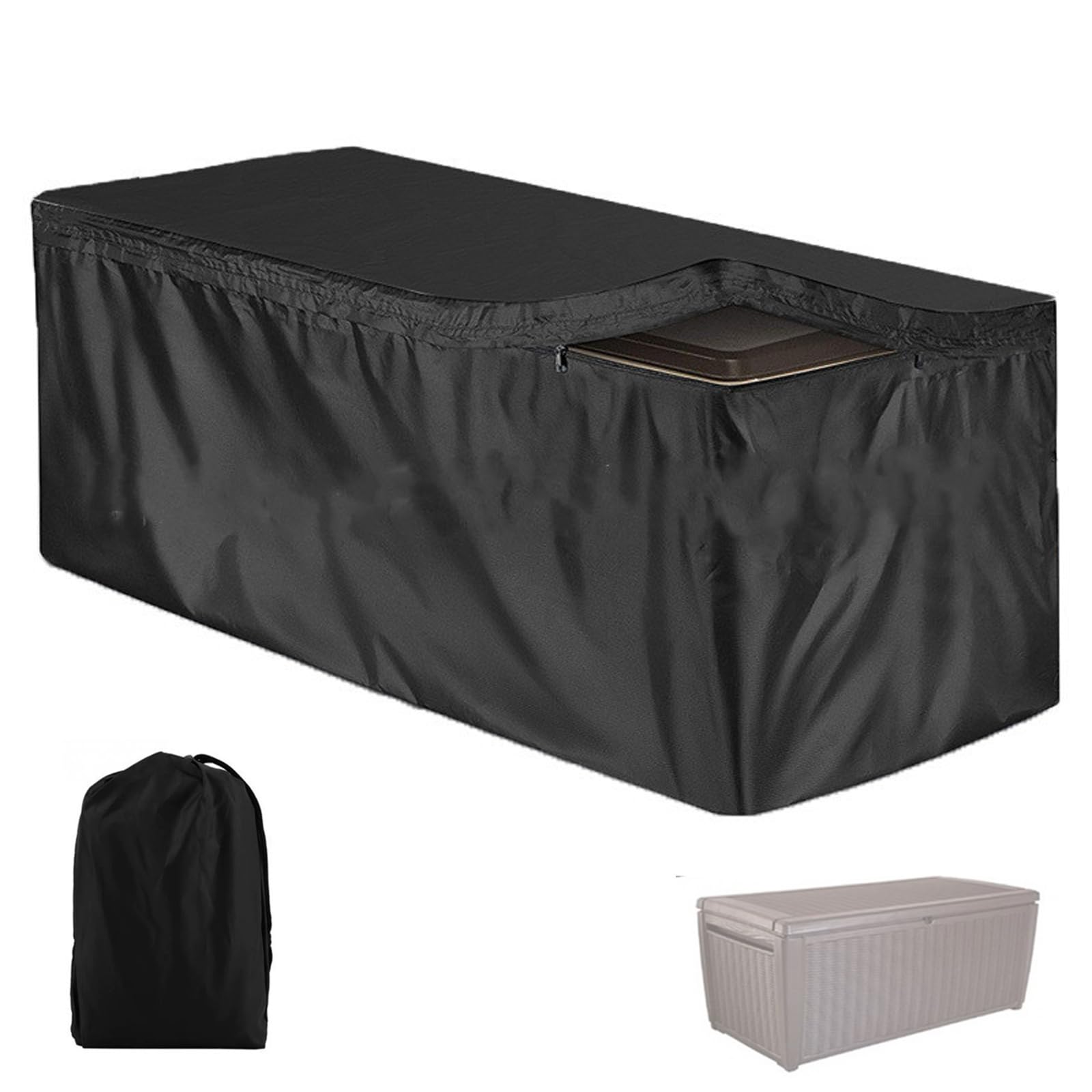 Tela Oxford 210D resistente en funda impermeable para arcones de jardín