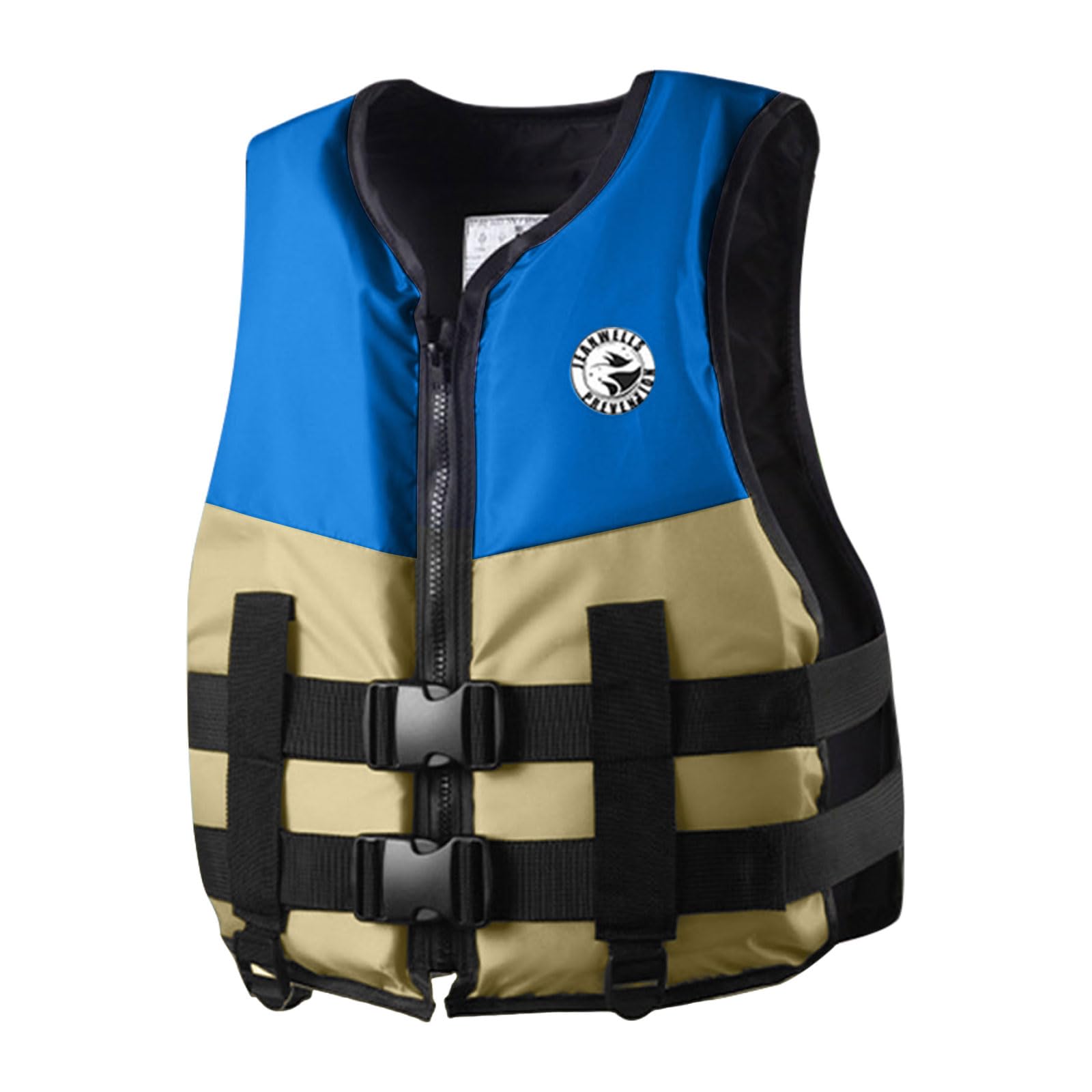 Adults Swim-Jacket Youth Waterproof Swim Jacket Waistcoat Adjustable Swim Vest Unisex for Boarding, Kayaking, Fishing,Watersports (Blue, XL) — image 1