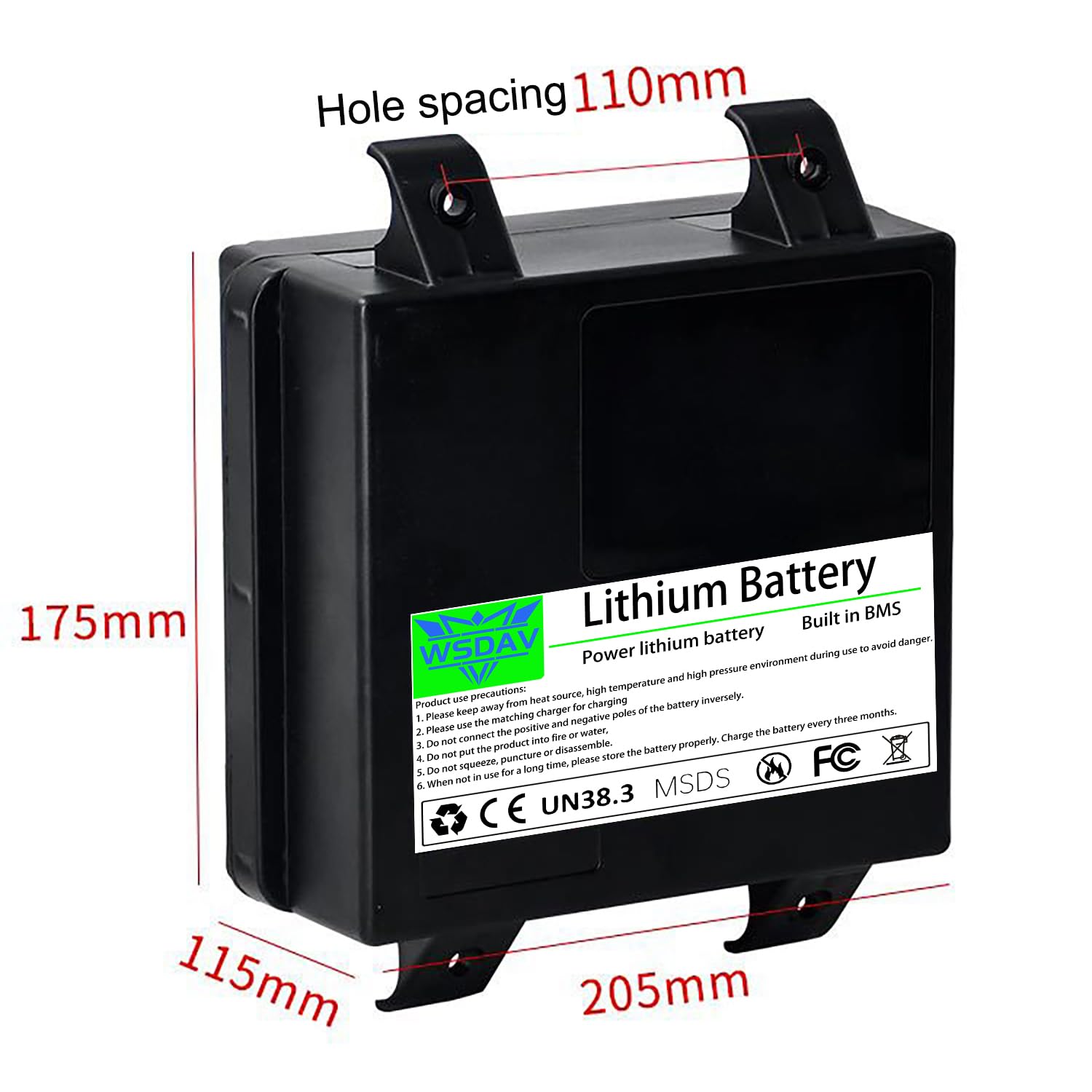Batterie au Lithium 24 V pour Fauteuil Roulant Pliable