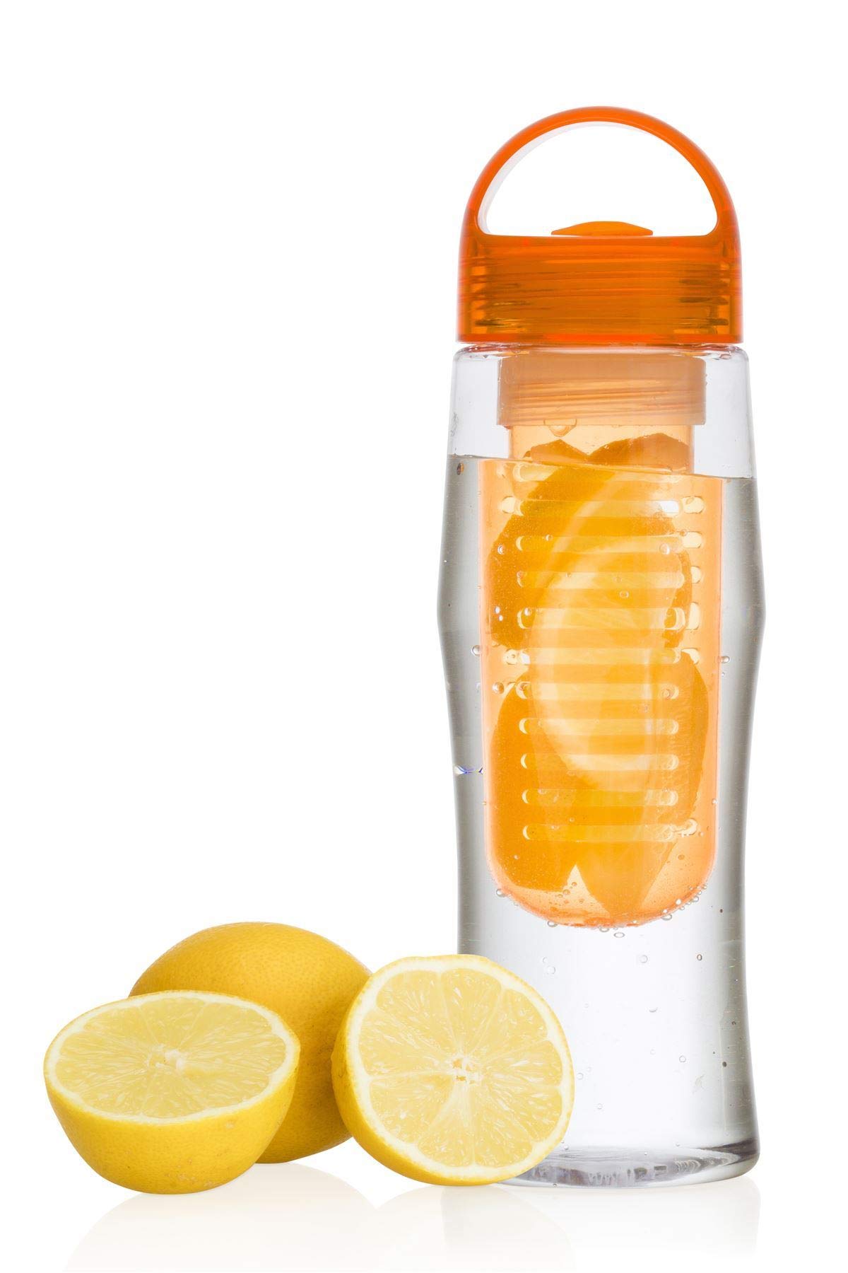 Vinsani Orange Fruit Fuzer Water Bottle Health Drink Maker With Fruit Infusion Infuser Aqua Hydration