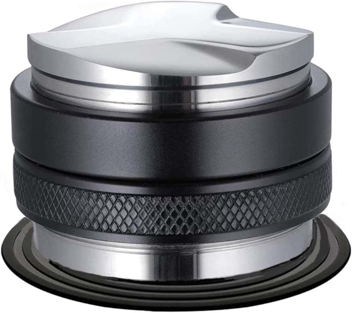 Huajing 58mm Coffee Distributor & Tamper,Dual Head Coffee Leveler Fits for 58mm Breville Portafilter,Adjustable Depth Espresso Hand Tamper