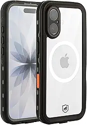 Gshield Capa Case Capinha 360° à Prova d'água Compatível com Magsafe, Nautical (Transparente, iPhone 17)