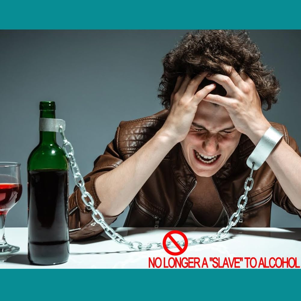 Glame Anti Alcohol Bracelet, Anti Alcohol Magnetic Bracelet Women & Men, Helps Reduce the Urge to Drink, Relieve Anxiety and Stress
